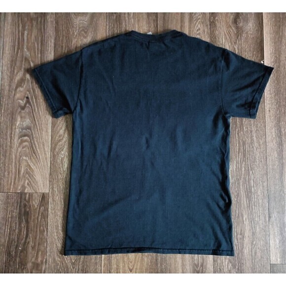 Hiphop T-Shirt Men's Size Medium Tupac Graphic Black Short Sleeve 90s - Picture 5 of 7